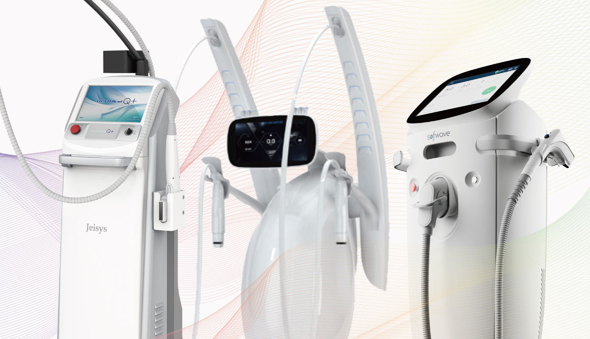 厳選した治療器・糸をご用意しています